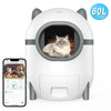 Self Cleaning Cat Litter Box, Automatic Odor Removal Cat Litter Box with APP Control & Cleaning Kit for Multiple Cats